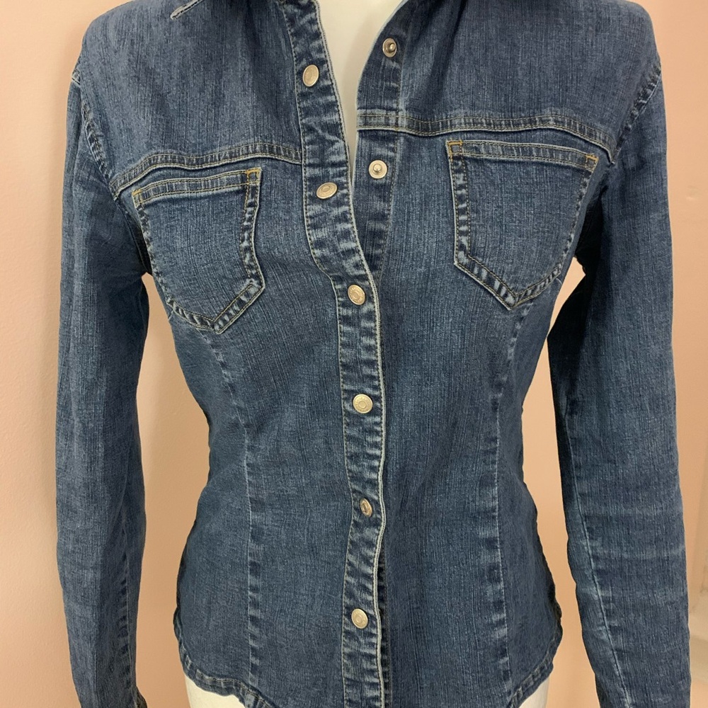 The Limited Blue Denim Button Down Shirt - Size S